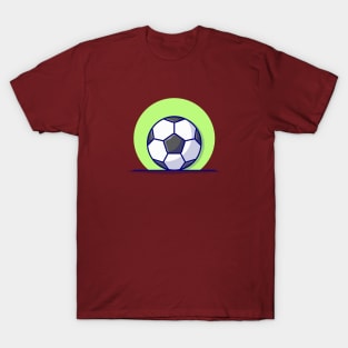 Soccer Ball With whistle Cartoon Vector Icon Illustratio T-Shirt